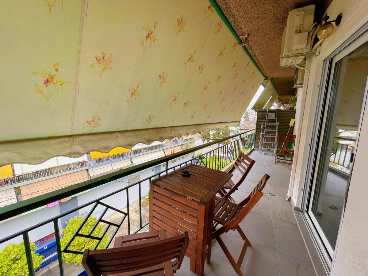 Wsd Hera Luxury Stylish 2Bd Apt With City View Balcony Near Merto Atény Exteriér fotografie