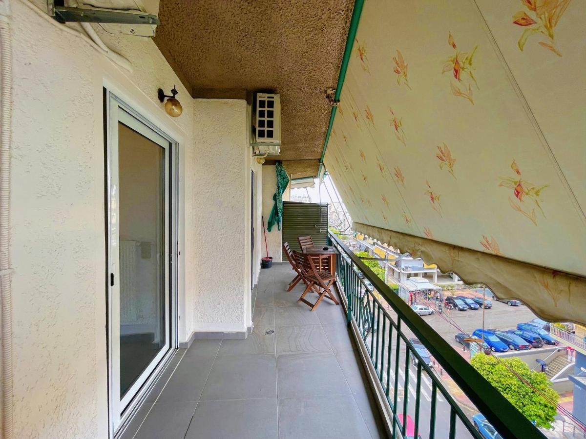 Wsd Hera Luxury Stylish 2Bd Apt With City View Balcony Near Merto Atény Exteriér fotografie