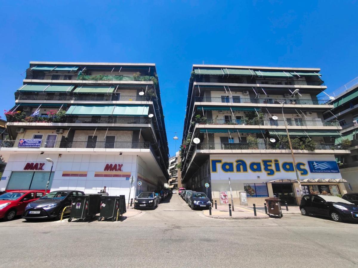 Wsd Hera Luxury Stylish 2Bd Apt With City View Balcony Near Merto Atény Exteriér fotografie